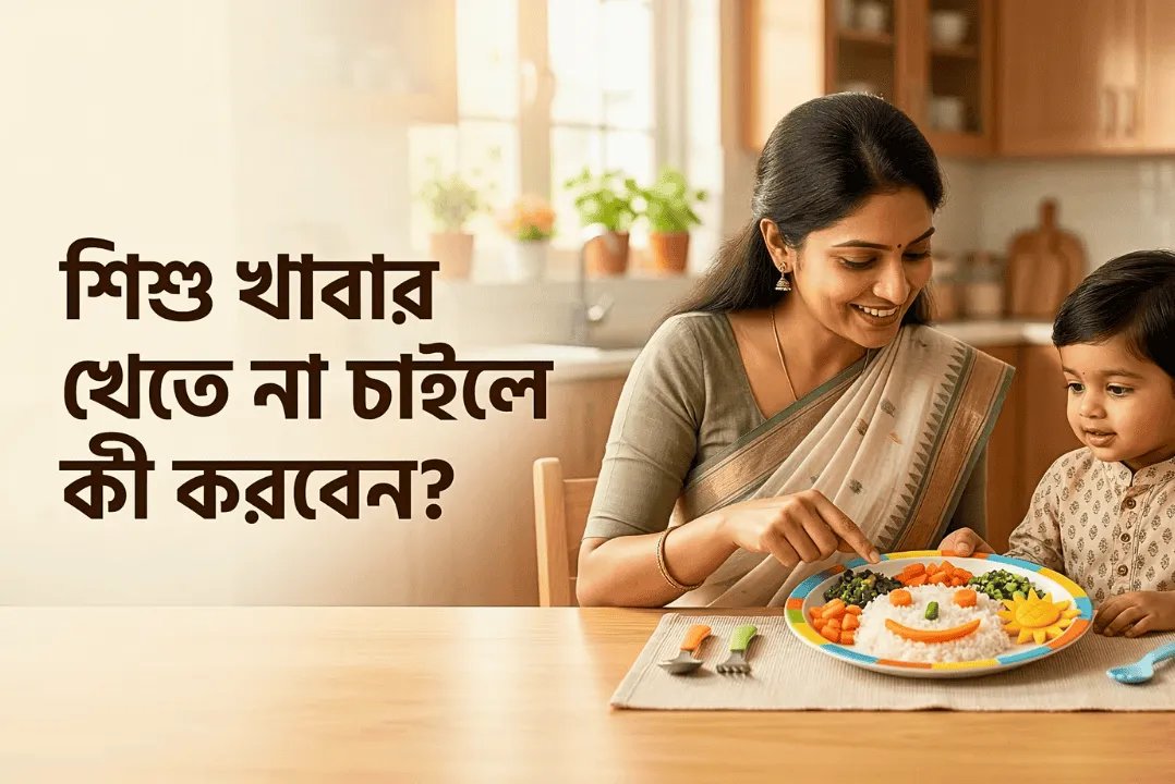 নির্দিষ্ট সময়ে বাচ্চার জন্য পরিমিত পুষ্টিকর নাস্তা বা ফলের প্লেট।