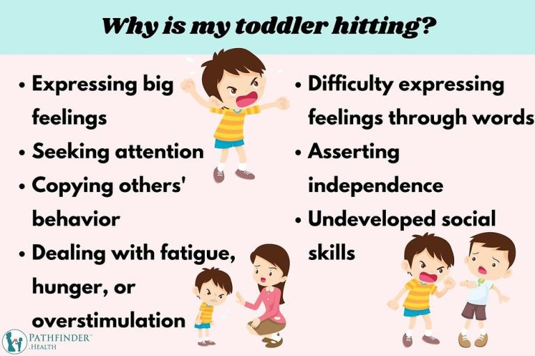 A parent gently holding a toddler's hands to teach them about hitting.